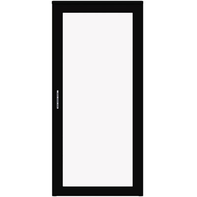 Porte de tempête pleine verre interchangeable Platinum (poignée vendue séparément)