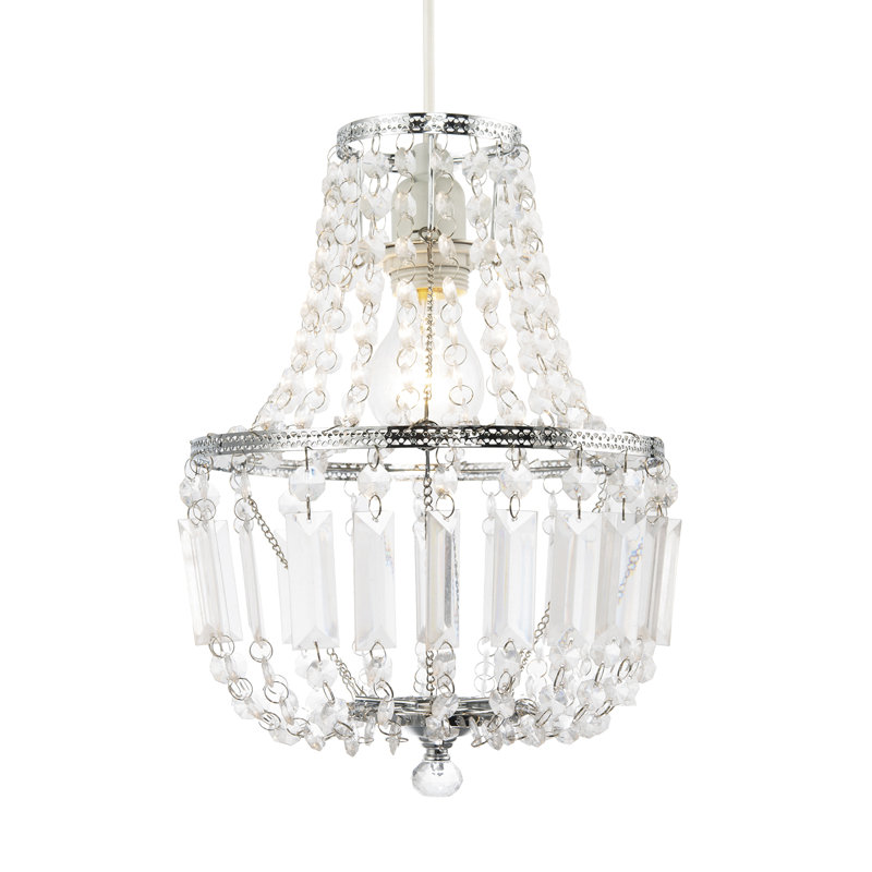 33cm H Metal Novelty Pendant Shade ( No Direct Attachment Method ) in Clear