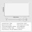 61cm L x 121.9cm W Smooth PVC Drop-In Ceiling Tile