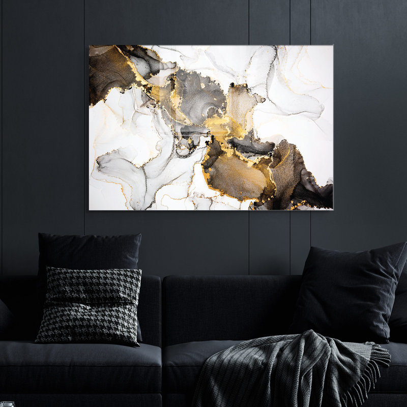 Peinture décorative en verre trempé, H 17,7 po x l 25,6 po