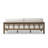 MILFORD 86 " W Straight Eucalyptus Solid Wood Patio Sofa with Cushions