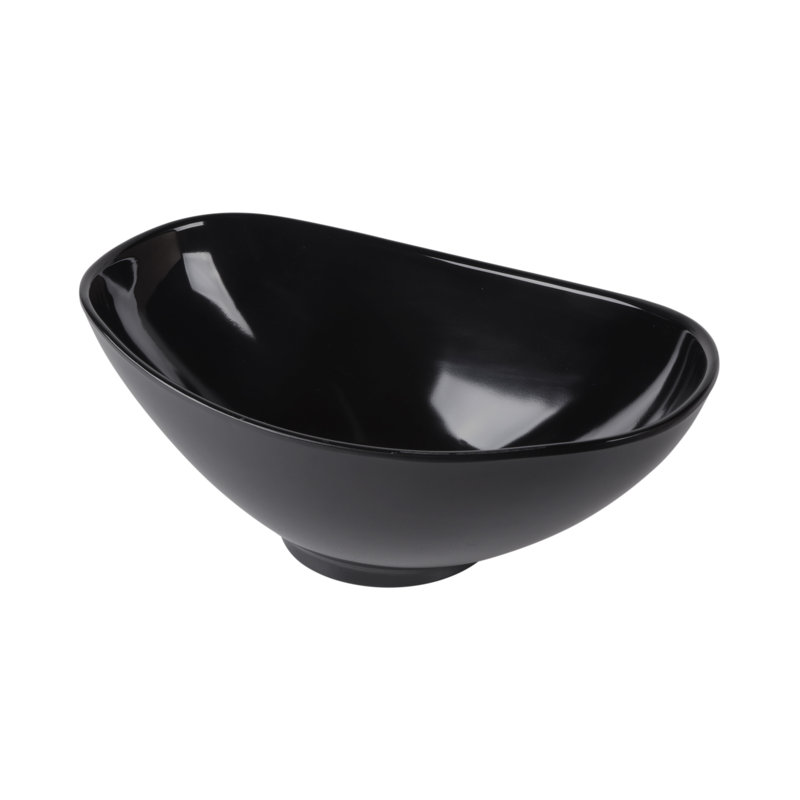 Elite Global Solutions Melamine Serving Bowl, Black