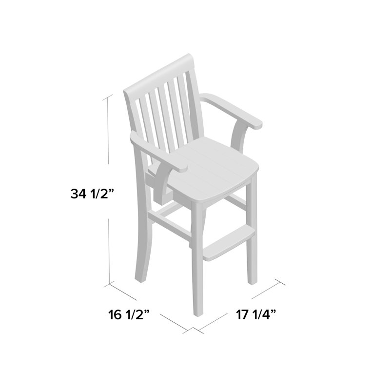 Dmitry Kids 22.13'' Wood Desk Or Activity Chair Desk / Activity Chair and Ottoman