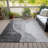 Chev Washable Abstract Indoor / Outdoor Rug-1194722688