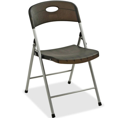 Chaise pliante en plastique/résine translucide