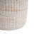 Outdoor/Indoor Lightweight Concrete Side Table,Travertine Finish
