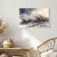 Art mural sur toile aquarelle gris et brun clair Windblown-1827594246