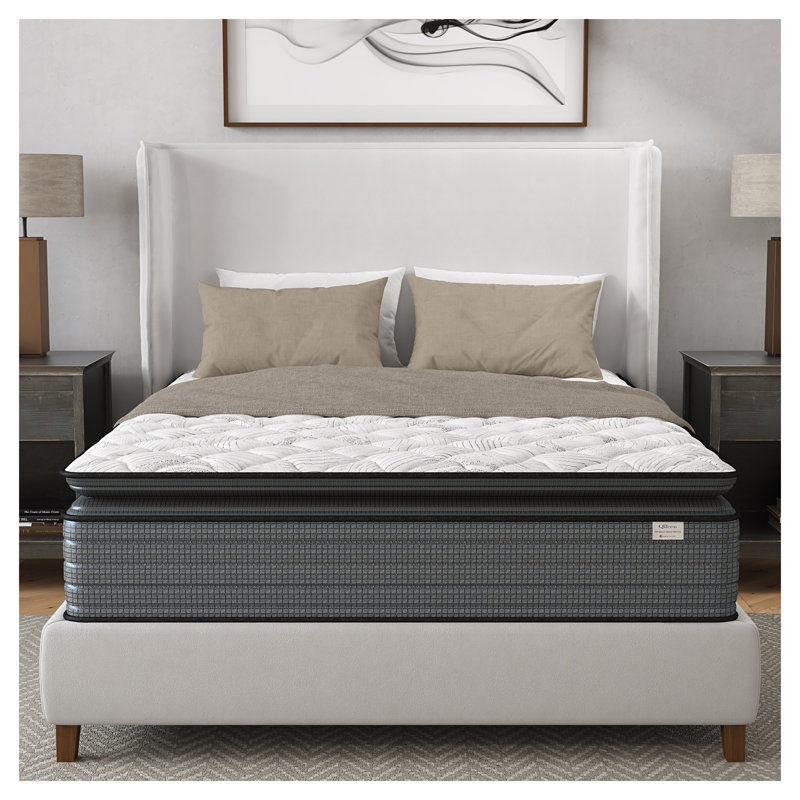 Matelas à plateau-coussin hybride simple XL de 14 pouces avec gel rafraîchissant et ressorts ensachés NapQueen Isabella