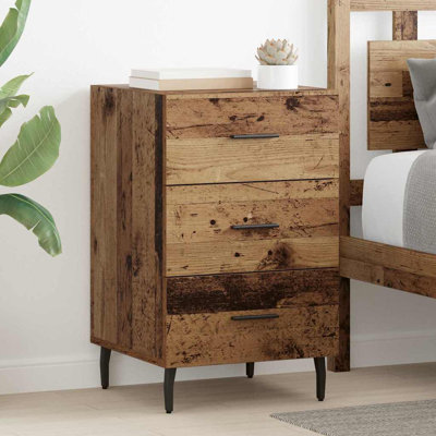 40cm W Manufactured Wood Bedside Table