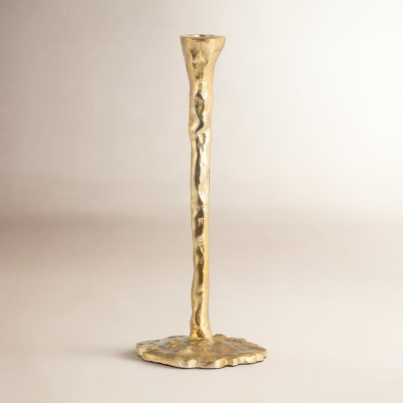 Forged Taper Candle Holder, 15" H x 5" W x 5" D