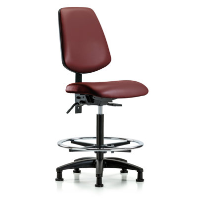 Chaise de travail en vinyle Khallia