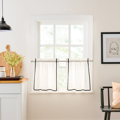 Curtainworks Rita White Tier Set