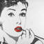 Impression de style Audrey Hepburn | Décoration encadrée-706261907-706261908