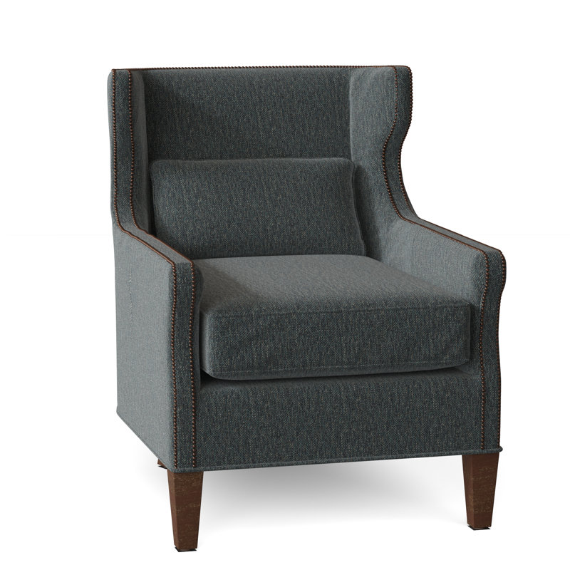 Fauteuil à oreilles l 28 po Percy, Noyers, 9508 Polypropylène / oléfine Oasis