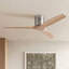 52 Inch American Mordern Cozy Vibrant Natural Style Solid Wood Low Profile Flush Ceiling Fan Without Light-1862858891-1862858999
