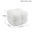 Robertas 53.1cm Wide Tufted Square Cube Ottoman-901834893