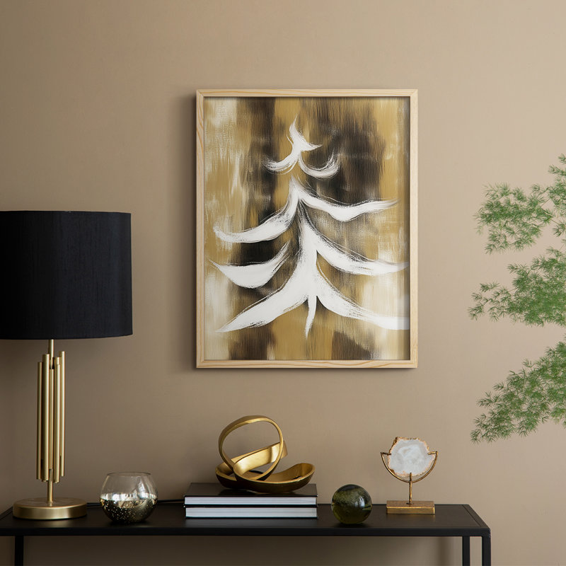 «Christmas Holiday», reproduction encadrée CCV III, H 15 po x l 12 po, Naturel