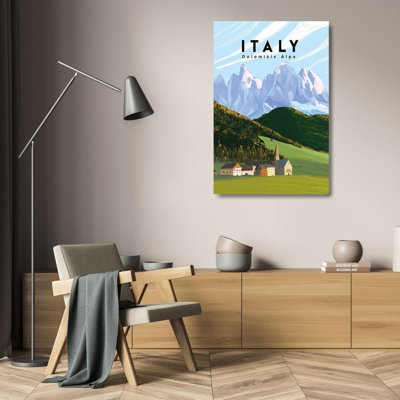 Art sur toile tendue, Millwood Pines Escalante, Omar Gallery, Alpes italiennes