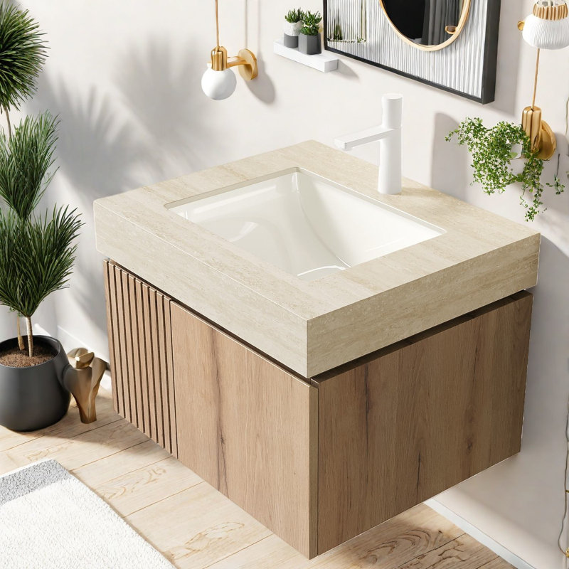 Meuble-lavabo flottant avec lavabo 24 po