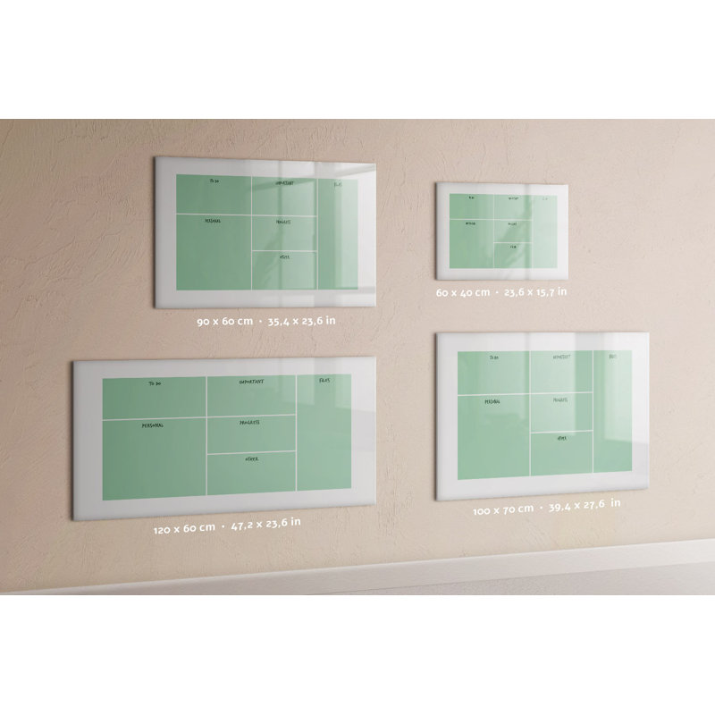Magnetic Glass Dry Erase Board