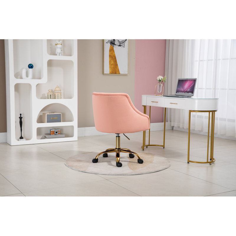 Chaise de travail Kirsey, Rose