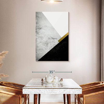 Avery, noir, gris, or, montagnes I