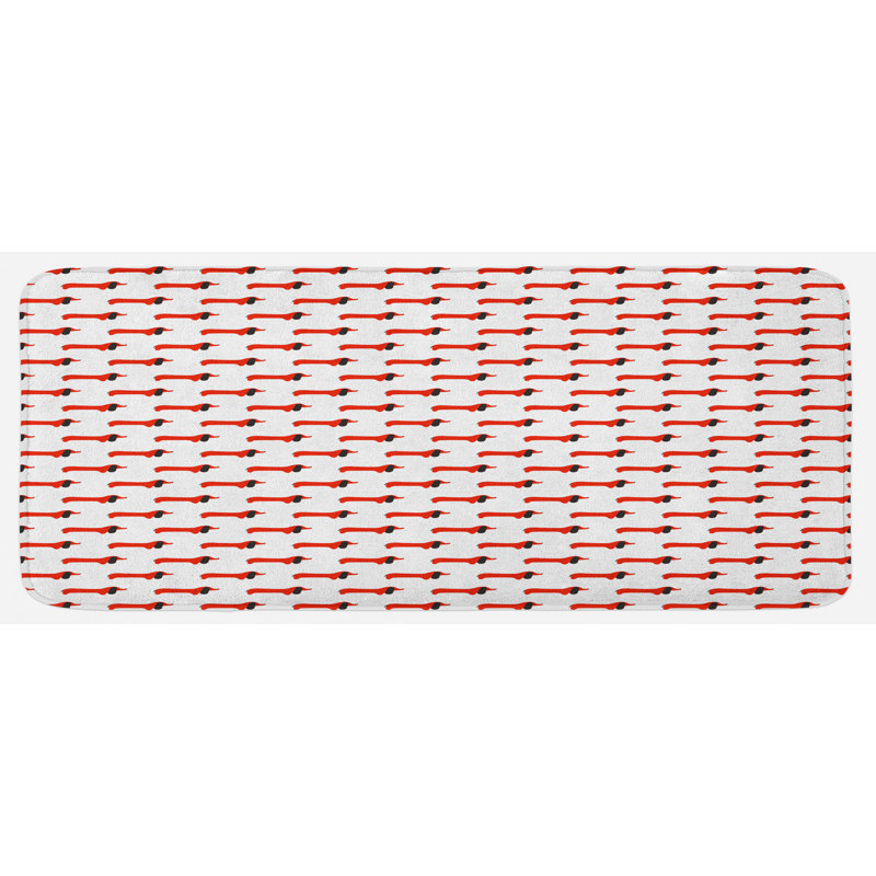 Tapis de cuisine teckel