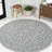 Hagerman Vintage Filigree Textured Weave Gray/Teal Indoor/Outdoor Rug-65520081