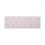 Banc rembourré capitonné, beige et bronze