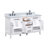Anglet 60" Double Bathroom Vanity with Top-482341002-482341005