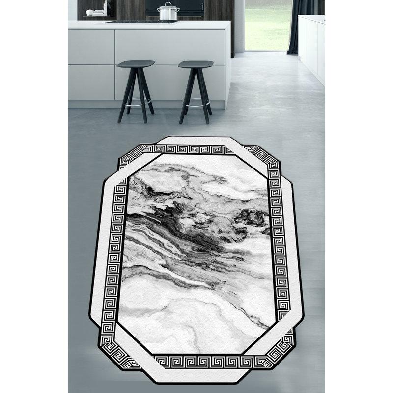Premium 100% Polyester Area Rug, 39.4 x 62.9 Inches | Antibacterial & Non-Slip Underside, 0.4 in Pile Height | Machine Washable, Perfect for Living Room or Bedroom | Soft, Durable, Easy Care Design