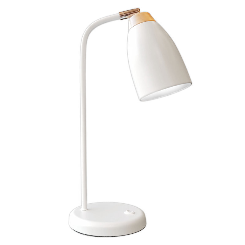 Grandy Metal Desk Lamp, White