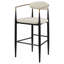 Chaise de bar rembourrée (ensemble de 2)-2060945152
