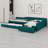 Upholstered Double Daybed With Trundle And Drawer-1289605678