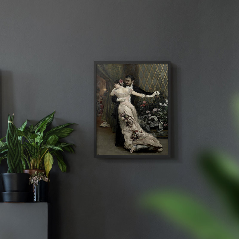 «Vintage Portrait Print XXXII» sur, Noir, H 10 po x l 8 po
