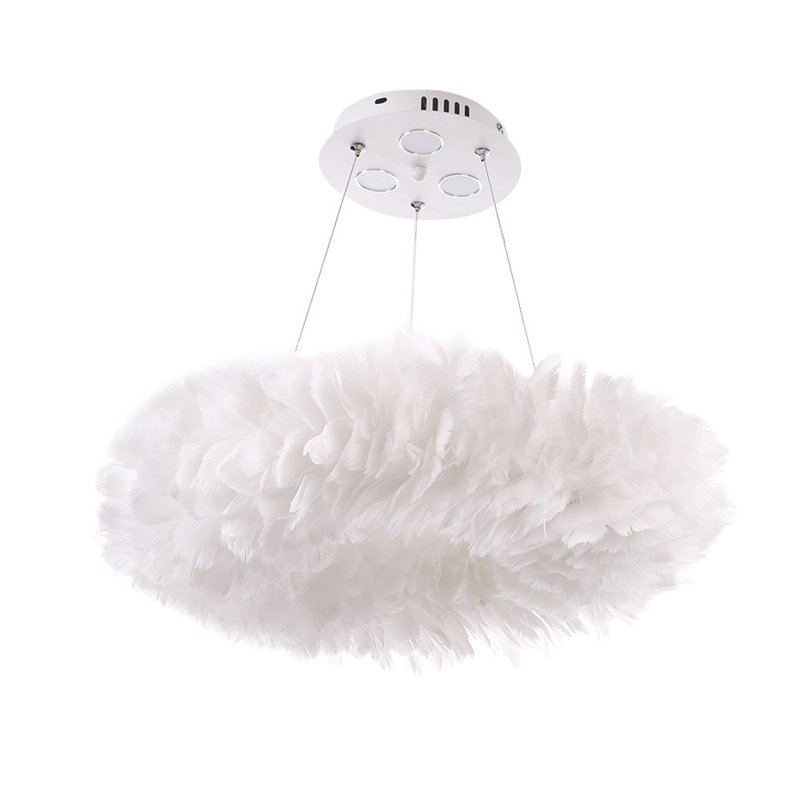 Avry 6 - Light White Novelty Pendant