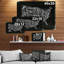 «United States Chalk Vintage Map», impression-707731374-703061615