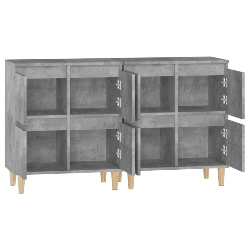 Dave 60cm Sideboard, Concrete Grey