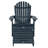 Anette Outdoor Adirondack Chair With Ottoman-910188874