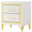 Table de chevet 2 tiroirs Chesney