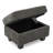 Single sofa recliner with manually adjustable backrest, USB charging port on the armrest side, phone stand included, hidden armrest storage, and a matching storage ottoman-1875854353