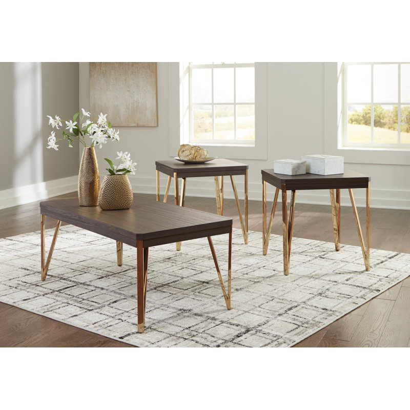 Ensemble de tables basses 3 pièces Loydene