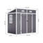 6 ft W x 4  ft D  Plastic Storage Shed