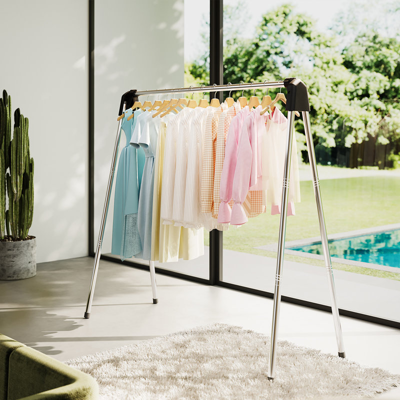 Foldable Clothes Drying Rack, Heavy Duty Stainless Steel Drying Rack,Large Capacity Laundry Drying Rack,Laundry Hanging Rack,Laundry Rack
