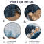 Décoration murale ronde en métal The Forest S-873416015