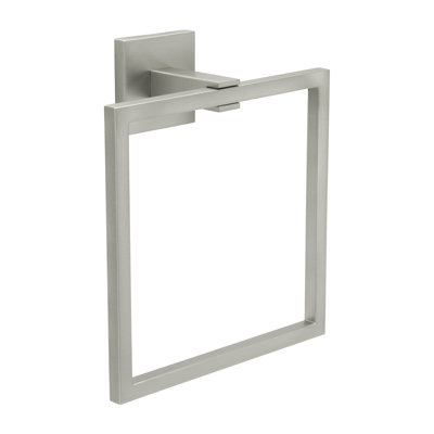 Skylight Collection Towel Ring - 7-7/16 " x 6-1/2 "  Stainless Steel - Contemporary Bathroom Accessory