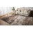 Vintage Distressed Teal Non-Slip Washable Area Rug-627145688