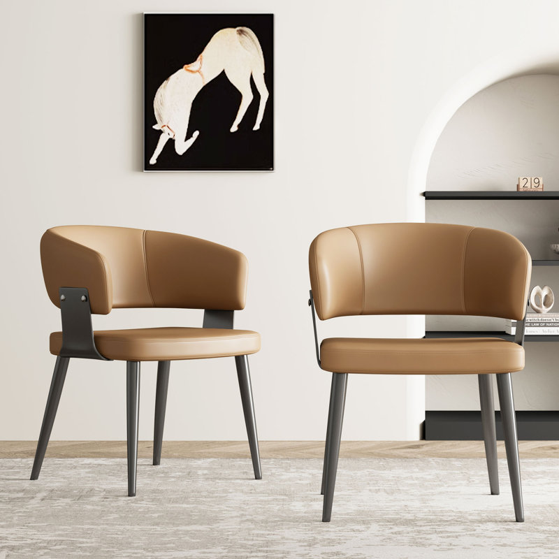Cathelijn Lukas 2-Piece Set Chair, Brown