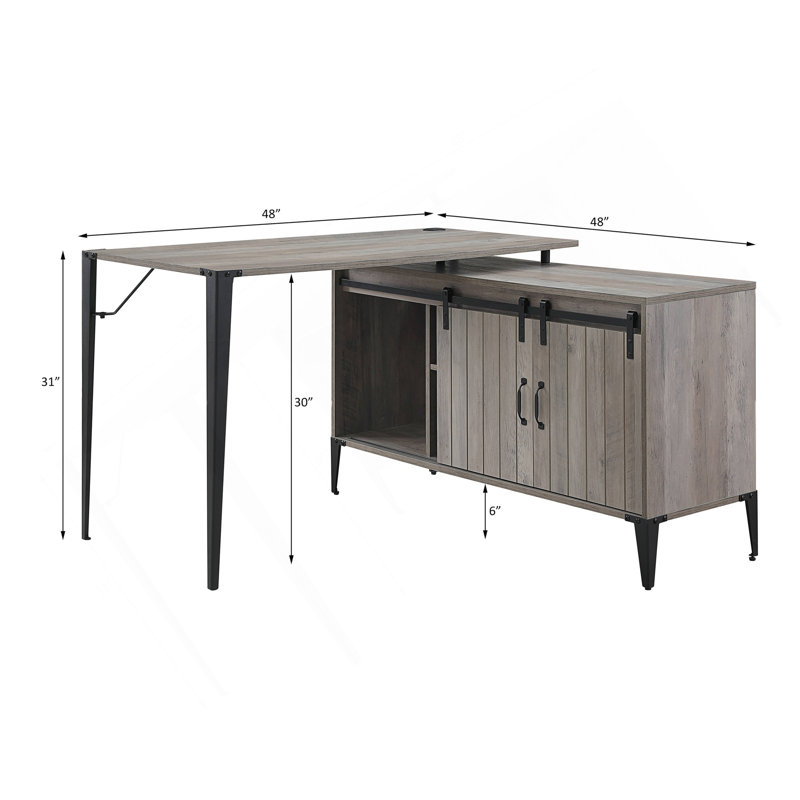 Bureau d'écriture Zakwani, Gris