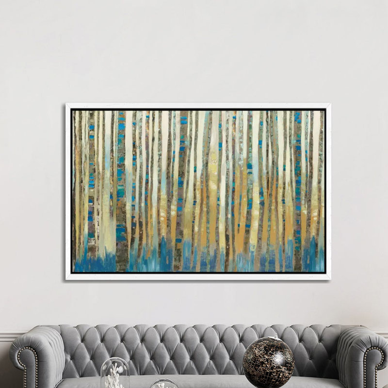 Delta by Allison Pearce - Painting on Canvas, White Framed Canvas, 152.5 cm H x 101.5 cm W